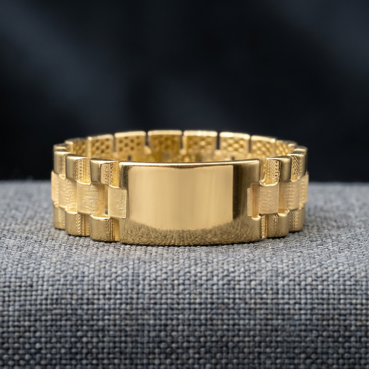 Anillo RLX Presidente Rígido con Corona en Oro de 10K - Imagen 4