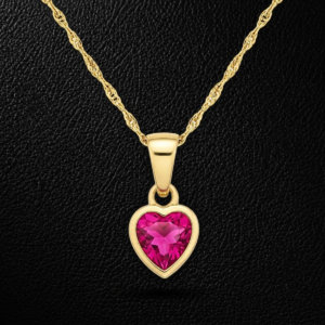 Kit Cadena Singapur + Dije Corazón de Oro 10K